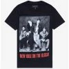Flash Sale 🎉 New Kids On The Block Grop Portrait Boyfriend Fit 👧 Girls T-Shirt 😉