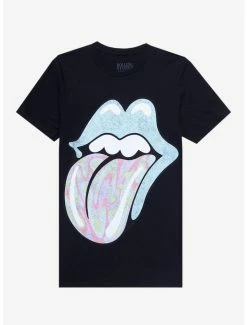 Promo 🧨 The Rolling Stones Pastel Tongue Boyfriend Fit 👧 Girls T-Shirt 😍