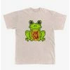 Coupon ⌛ Cavetown Frog Boyfriend Fit 👧 Girls T-Shirt 😍 -Cheap Music Tees Store 19959644 hi