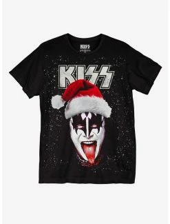 Top 10 ⌛ KISS Gene Simmons Santa Hat T-Shirt 😉