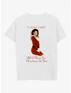 Best Sale ⭐ Mariah Carey All I Want For 🎄 Christmas T-Shirt ⌛