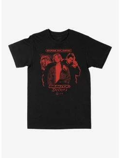 Outlet 🤩 Chase Atlantic Beauty In Death Boyfriend Fit 👧 Girls T-Shirt 🧨