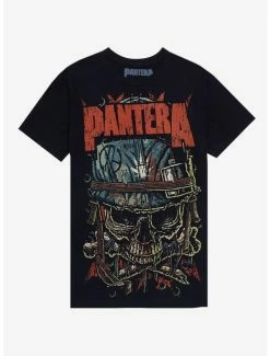 Best deal 🌟 Pantera Army Skull Boyfriend Fit 👧 Girls T-Shirt 🛒