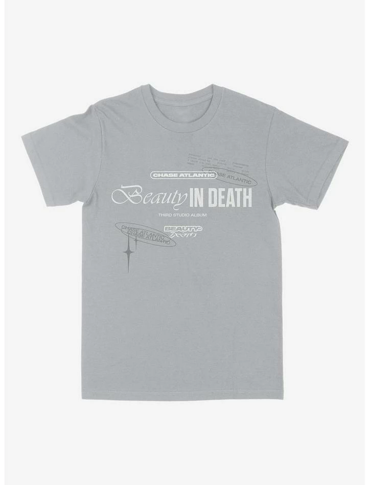 Promo ⭐ Chase Atlantic Beauty In Death T-Shirt ❤️ 3 Promo ⭐ Chase Atlantic Beauty In Death T-Shirt ❤️