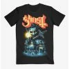 Flash Sale 🔔 Ghost Cemetery T-Shirt 🛒 -Cheap Music Tees Store 20003028 hi