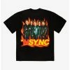 Best reviews of 🔔 NSYNC Portrait Flames T-Shirt ⭐ -Cheap Music Tees Store 20003038 hi