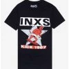 Cheapest 🎁 INXS Kick 1987 Boyfriend Fit 👧 Girls T-Shirt 🤩 -Cheap Music Tees Store 20014618 hi