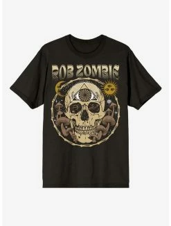 Buy 😀 Rob Zombie Mushroom Skull Boyfriend Fit 👧 Girls T-Shirt 🔥