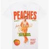 Best Sale 🔥 Justin Bieber Peaches Portrait Boyfriend Fit 👧 Girls T-Shirt 🌟 -Cheap Music Tees Store 20015078 hi