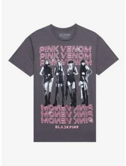 Top 10 🔥 BLACKPINK Pink Venom Group Portrait T-Shirt ❤️