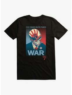 Flash Sale 🎉 Fiver Finger Death Punch Knucklehead War Poster T-Shirt 🎉