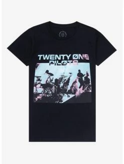 Brand new ❤️ Twenty One Pilots Live Performance Boyfriend Fit 👧 Girls T-Shirt 😍