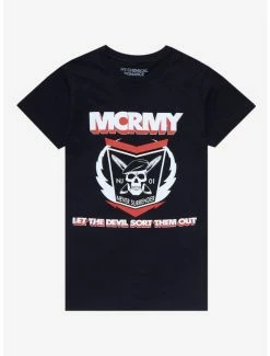 Wholesale ✨ My Chemical Romance MCRMY Never Surrender Boyfriend Fit 👧 Girls T-Shirt 🥰