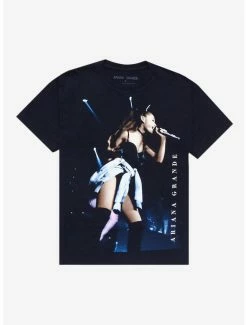 Brand new 🎁 Ariana Grande On Stage Photo Boyfriend Fit 👧 Girls T-Shirt 🔔