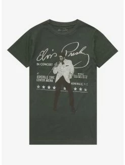 Cheapest ✨ Elvis Presley In Concert Boyfriend Fit 👧 Girls T-Shirt 🎁