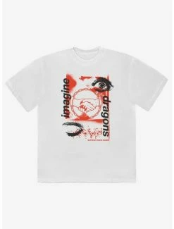 New 👍 Imagine Dragons Hands Boyfriend Fit 👧 Girls T-Shirt 🔥