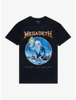 Promo 🛒 Megadeth Rust In Peace Vic Rattlehead T-Shirt 🎁