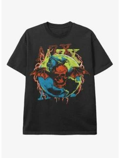 Outlet 🔔 Avenged Sevenfold A7X Skull Bat T-Shirt ⌛