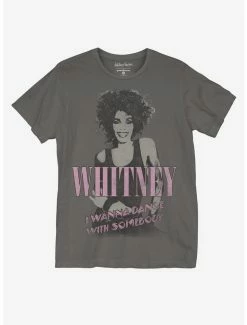 Buy ⭐ Whitney Houston I Wanna Dance With Somebody Boyfriend Fit 👧 Girls T-Shirt 👏