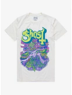 Best reviews of 🤩 Ghost Pastel Papa Emeritus Boyfriend Fit 👧 Girls T-Shirt 🧨
