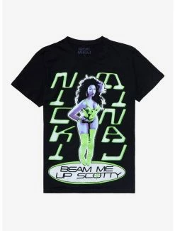 Discount 🌟 Nicki Minaj Beam Me Up Portrait T-Shirt ✔️