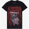 Coupon 👍 Cannibal Corpse Shackled Skeleton Boyfriend Fit 👧 Girls T-Shirt 🧨 -Cheap Music Tees Store 20168699 hi